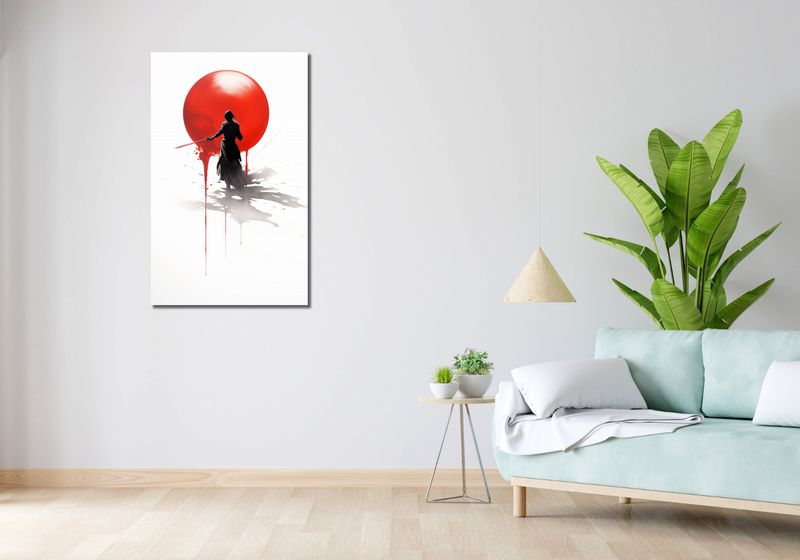 Obraz 60x100cm Samotny Samuraj zdjęcie 2