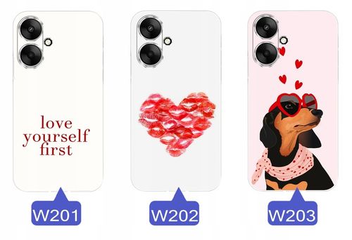 ETUI do Xiaomi Redmi 13C 5G WZORY WALENTYNKOWE WZMACNIANE CASE + SZKŁO na Arena.pl