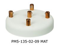 PODSUFITKA BIAŁA MASKOWNICA Z MIEDZIĄ 5 otworów 135mm