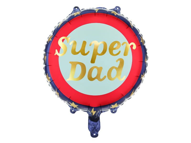 Balon foliowy Super Dad, 45 cm, mix zdjęcie 1