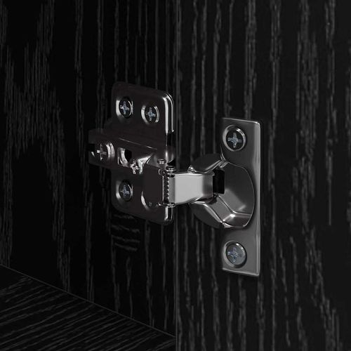 Szafka Nocna 2 pcs Czarny dąb Materiał drewnopochodny na Arena.pl