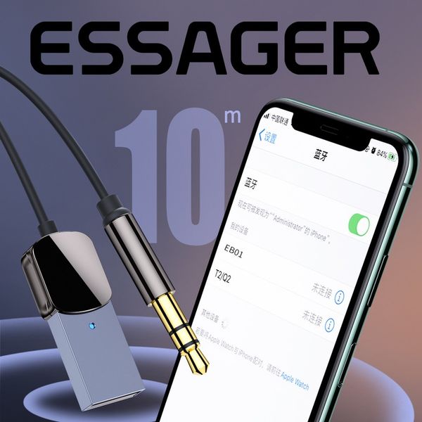 Adapter Audio Transmiter Bluetooth AUX Odbiornik zdjęcie 2