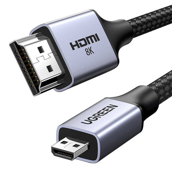 Kabel micro HDMI - HDMI 8K UGREEN HD164 1m zdjęcie 1