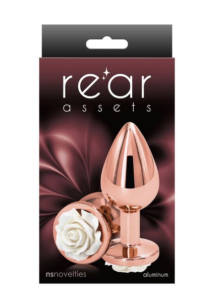 Rose Buttplug Medium White zdjęcie 2
