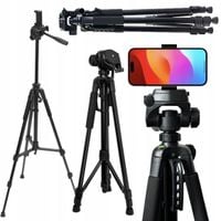 Statyw Fotograficzny Tripod Uniwersalny stojak do Kamer 1/4 uchwyt na telef