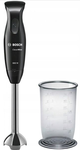 Bosch Batidora de mano clevermixx MSM2620B, 600W, incluye vaso y picador
