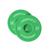 Obciążenie olimpijskie bumper Color Mini UNDERFIT 2 x 1 kg