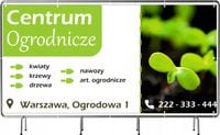 BANER REKLAMOWY 200x100 cm plandeka duży wybór wzorów CENTRUM OGRODNICZE
