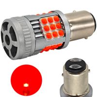 żarówka LED P21/5W, BAY15D 12-24V bez błędu 2200lm czerwona