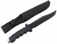 NÓŻ MYŚLIWSKI WOJSKOWY KABURA Survivalowy N200