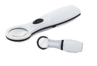 LUPA RĘCZNA 3X DIODA LED COB SZKŁO POWIĘKSZAJĄCE ZWY