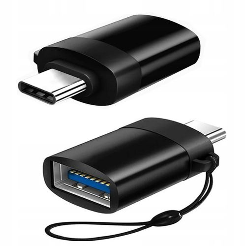 PRAKTYCZNY ADAPTER PRZEJŚCIÓWKA PRZEJŚCIE USB TYPE-C DO USB 3.0 OTG + SMYCZ na Arena.pl