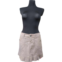 Spódnica Midi Damska Bawełniana Wygodna Stylowa Brązowa Rozmiar 34