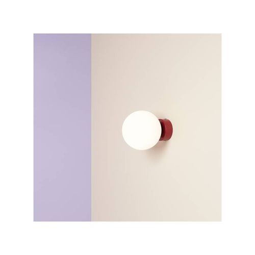 Kulisty kinkiet ścienny Ball Wall 1076C15_S czerwony na Arena.pl