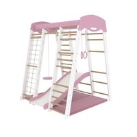 domowy plac zabaw Mamut Light biało-różowy