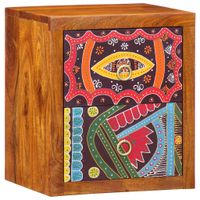 Szafka Nocna Brązowy 35 x 30 x 40 cm lite drewno akacjowe