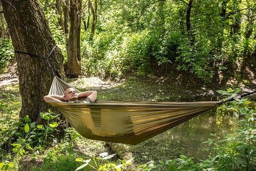 MOCNY HAMAK 200KG OGRODOWY SURVIVALOWY SURVIVAL TURYSTYCZNY NEO TOOLS na Arena.pl