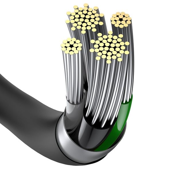 Kabel USB do Lightning Baseus Superior Series, 2.4A, 2m (czarny) zdjęcie 5