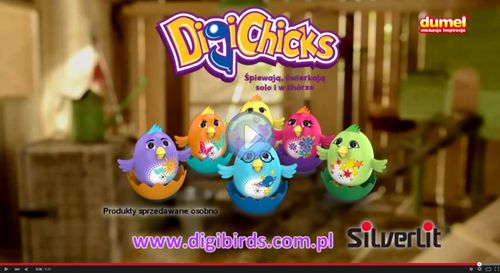 Digichicks śpiewający kurczak kurczaczek flutter na Arena.pl