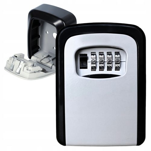 METALOWY sejf na klucze skrzynka szafka kasetka MOCNA skrytka z szyfrem kod na Arena.pl