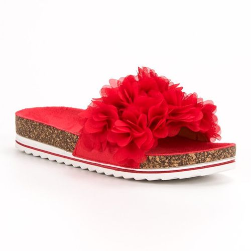 Modne Czrwone Klapki r.41 na Arena.pl