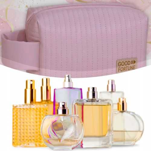 Podróżna Kosmetyczka Damska Duża Organizer Kuferek Elegancka Ekoskóra na Arena.pl