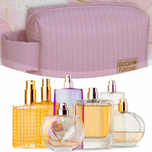 Podróżna Kosmetyczka Damska Duża Organizer Kuferek Elegancka Ekoskóra zdjęcie 8