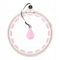 HMS HHW06 HULA-HOP Z WYPUSTAMI I OBCIĄŻNIKIEM PINK