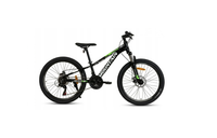 ROWER GÓRSKI MTB 24 CALI NA KOMUNIĘ AMORTYZACJA HAMULCE TARCZOWE 130-145cm