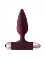 Vibrating Anal Plug Spice it up New Edition Glory Wine red