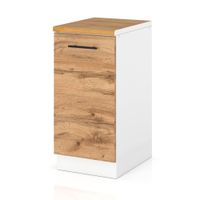 Szafka Kuchenna Stojąca Z Blatem Modułowa 40cm Spremium Dąb Wotan