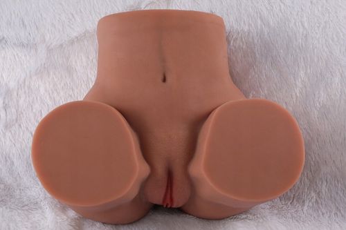 Brązowy seks lalka męski Masturbator z realistyczną pochwą i odbytem 2,3 kg na Arena.pl