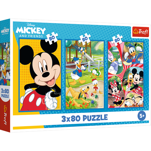 ND24_26830 Puzzle - 3x80 - Ekipa Myszki Miki Tref na Arena.pl