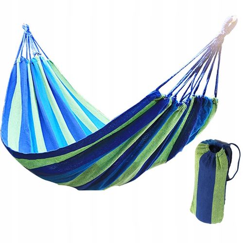 DUŻY MOCNY XXL HAMAK 1-OSOBOWY 200x80 200kg na Arena.pl