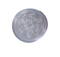 Plastikowy  Lekki Grinder do Mielenia Tytoniu Suszu CBD Młynek Bezbarwny