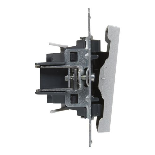 SUNO - Przycisk pojedynczy - 6 A - 250 V~ - zaciski automatyczne, Aluminium - Legrand 721309 na Arena.pl