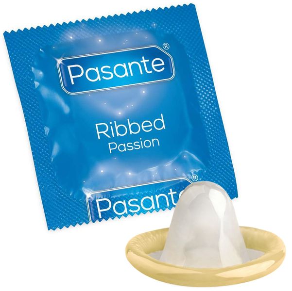 Pasante Ribbed Prezerwatywy Prążkowane 10 Sztuk zdjęcie 1