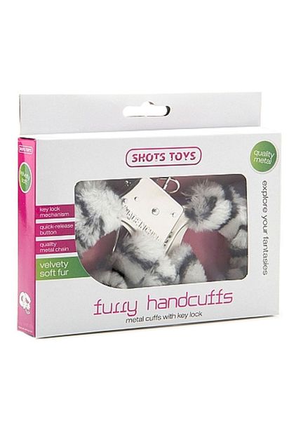 Furry Handcuffs - Zebra zdjęcie 2