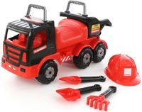 Polesie 57082 MAMMOET Samochód-jeździk z kompletem narzędzi w worku