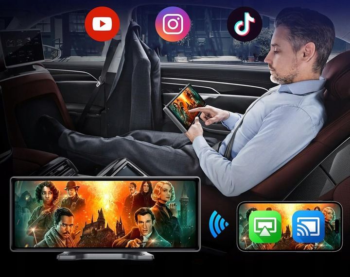 Radio Samochodowe ANDROID Auto AirPlay Mirror Link Ekran 9,3" zdjęcie 12