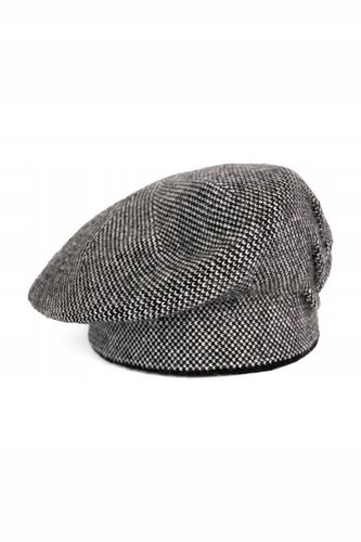 Beret damski wełniany Arcana - z dodatkiem angory, elegancki Czarny na Arena.pl