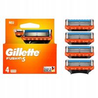 Gillette Fusion5 Fusion wymienne ostrza do maszynki do golenia 4szt