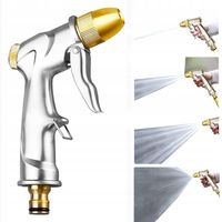 PISTOLET OGRODOWY ZRASZACZ PISTOLETOWY MOSIĘŻNY 4 TRYBY NAWADNIANIA