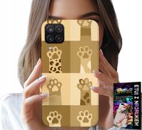 ETUI DO SAMSUNG GALAXY A22 5G - LOVE CAT, WZORY Z KOTAMI, ŁAPKI KOTÓW