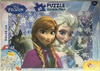 ND17_PU-6172 Puzzle dwustronne Plus 60el Frozen V2 LISCIANI