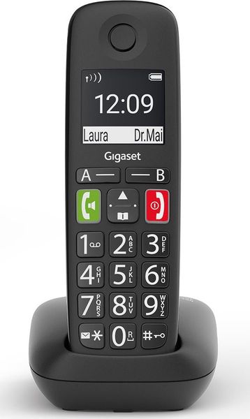 Telefon stacjonarny GIGASET E290 Czarny zdjęcie 5