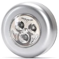 Lampka nocna Aigostar 3 LED na baterie 3 AAA zimne światło praktyczne oświetlenie
