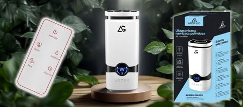 NAWILŻACZ POWIETRZA JONIZATOR AROMATERAPIA DYFUZOR TIMER PILOT I 12x OLEJKI na Arena.pl