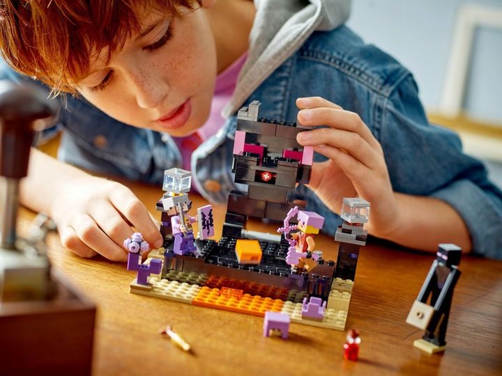 LEGO MINECRAFT 21242 ARENA ENDU SMOCZY ŁUCZNIK + Torba prezentowa zdjęcie 10