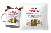 Zestaw Dla Juli Poduszka + Kubek Na Prezent Z Nadrukiem Ze Zdjęciem